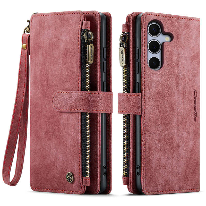 CaseMe Samsung Galaxy S25 Plus Wallet Case with Wrist Strap