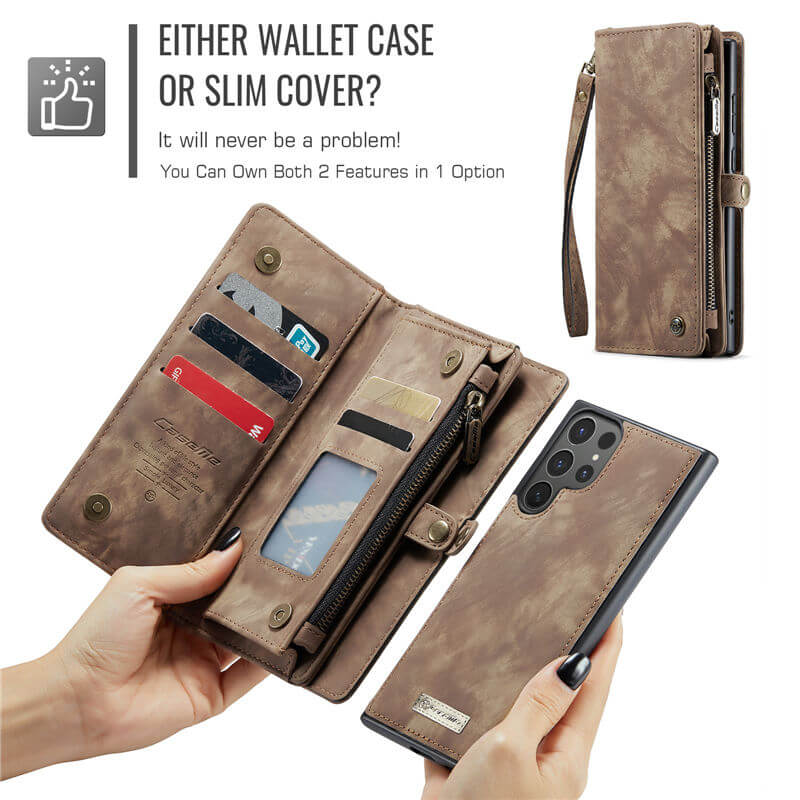 CaseMe Samsung Galaxy S25 Ultra Wallet Case