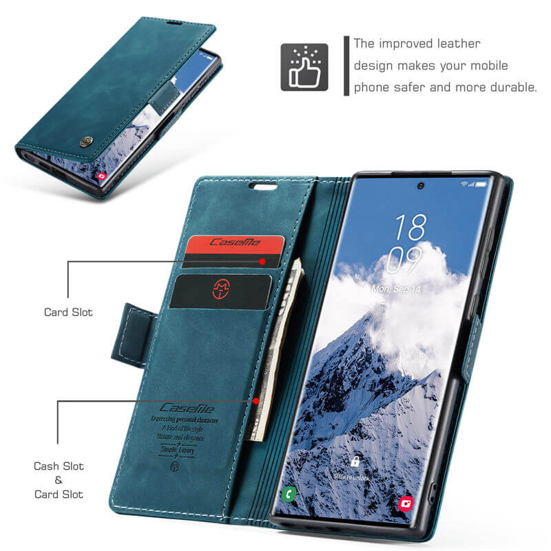 CaseMe Samsung Galaxy S25 Ultra Wallet Case