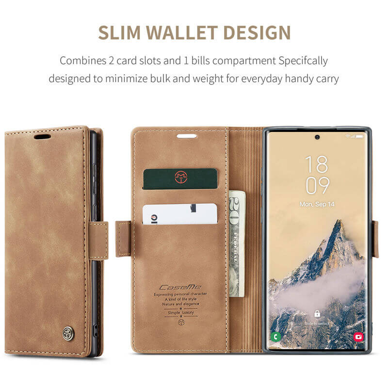 CaseMe Samsung Galaxy S25 Ultra Wallet Case