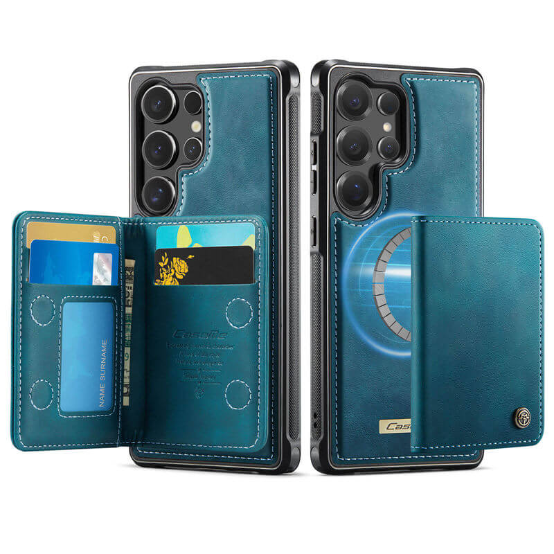 CaseMe Samsung Galaxy S25 Ultra 2-in-1 Detachable Magnetic Wallet Case