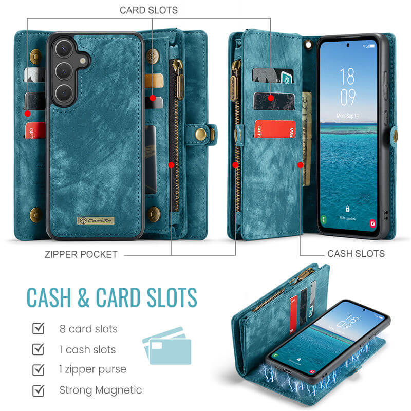 CaseMe Samsung Galaxy S25 Wallet Case