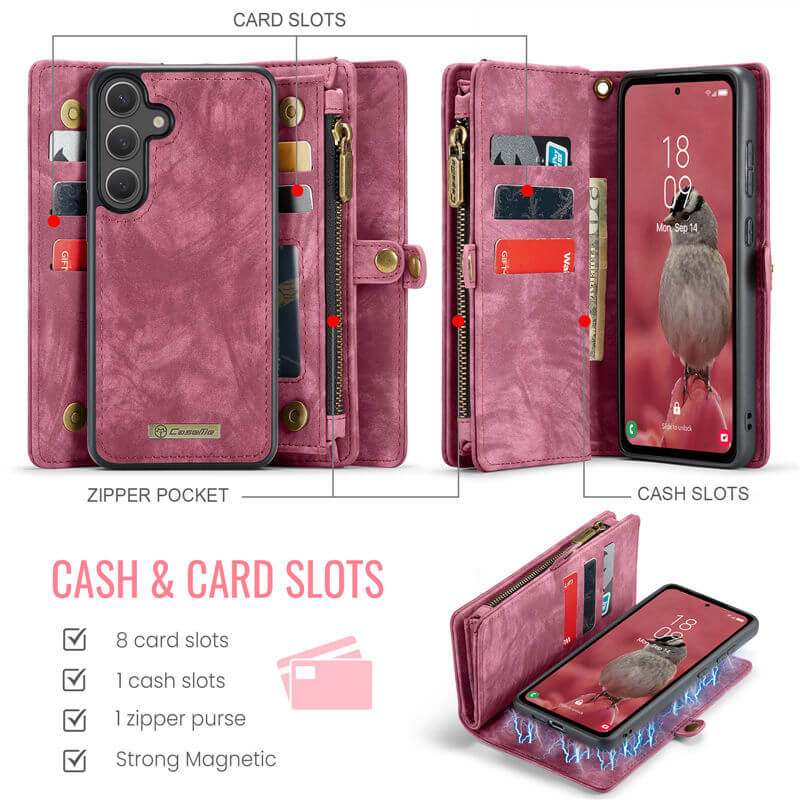 CaseMe Samsung Galaxy S25 Plus Wallet Case