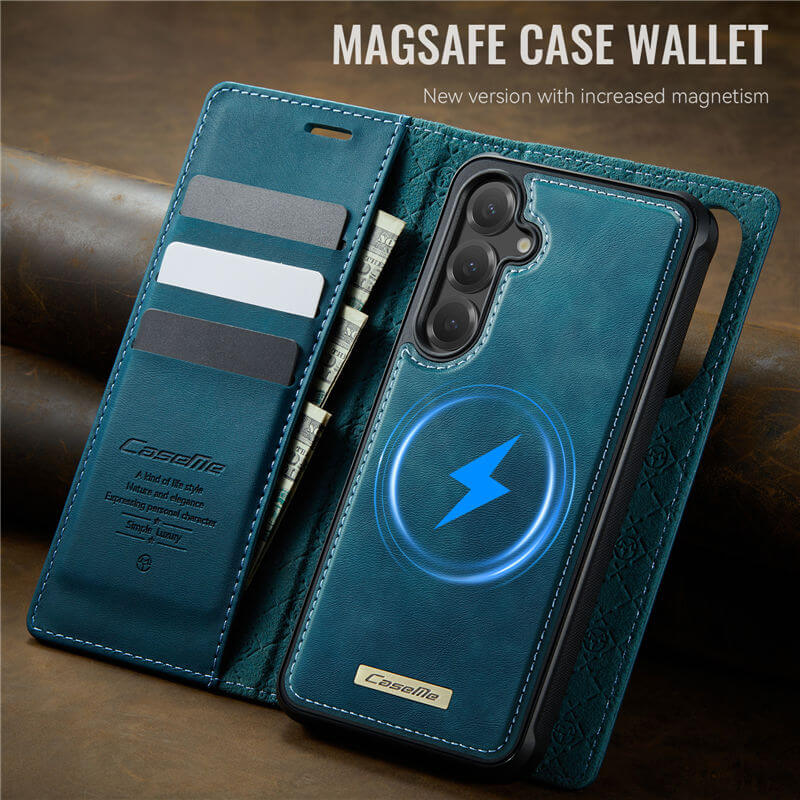 CaseMe Samsung Galaxy S24 FE 2-in-1 Magnetic Wallet Case