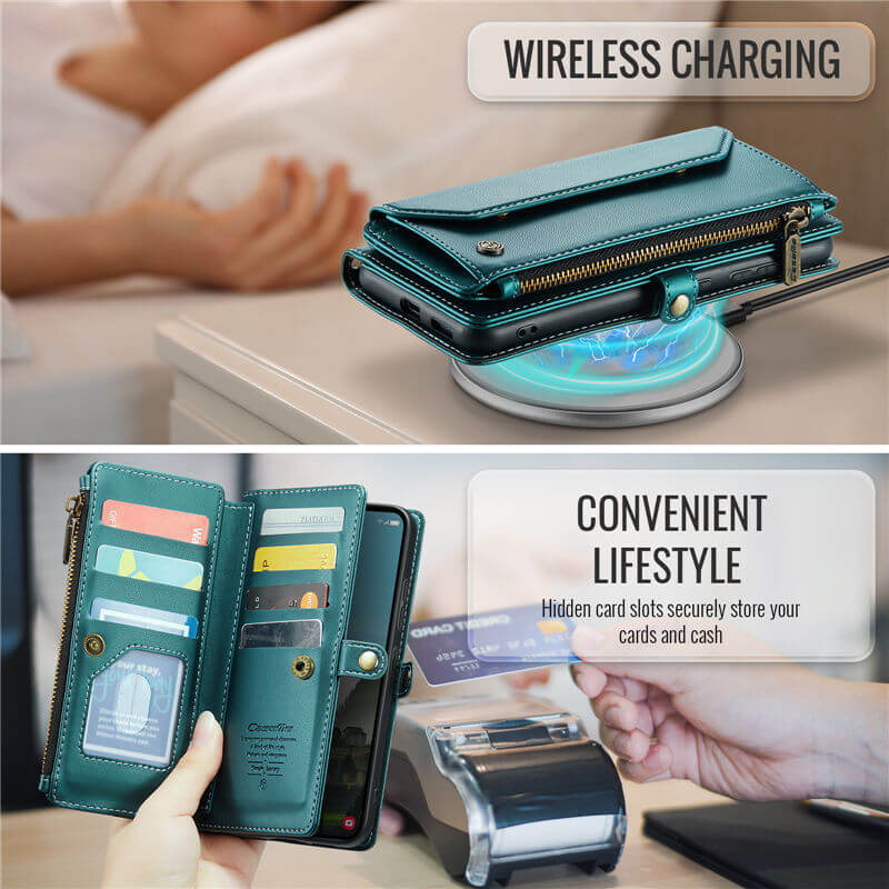 CaseMe Samsung Galaxy S26 Plus Wallet RFID Blocking Crossbody Phone Case