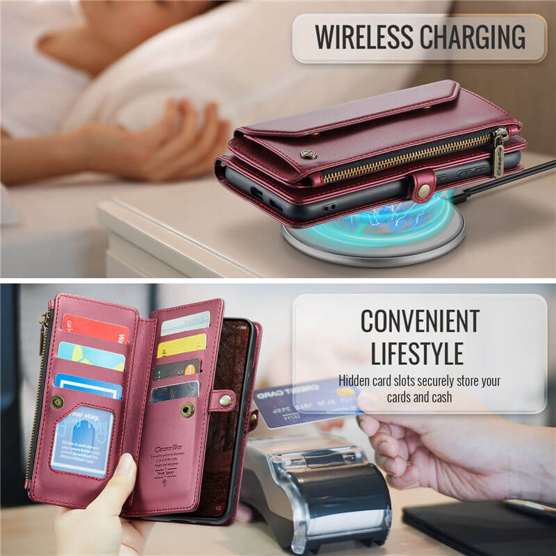 CaseMe Samsung Galaxy S26 Plus Wallet RFID Blocking Crossbody Phone Case