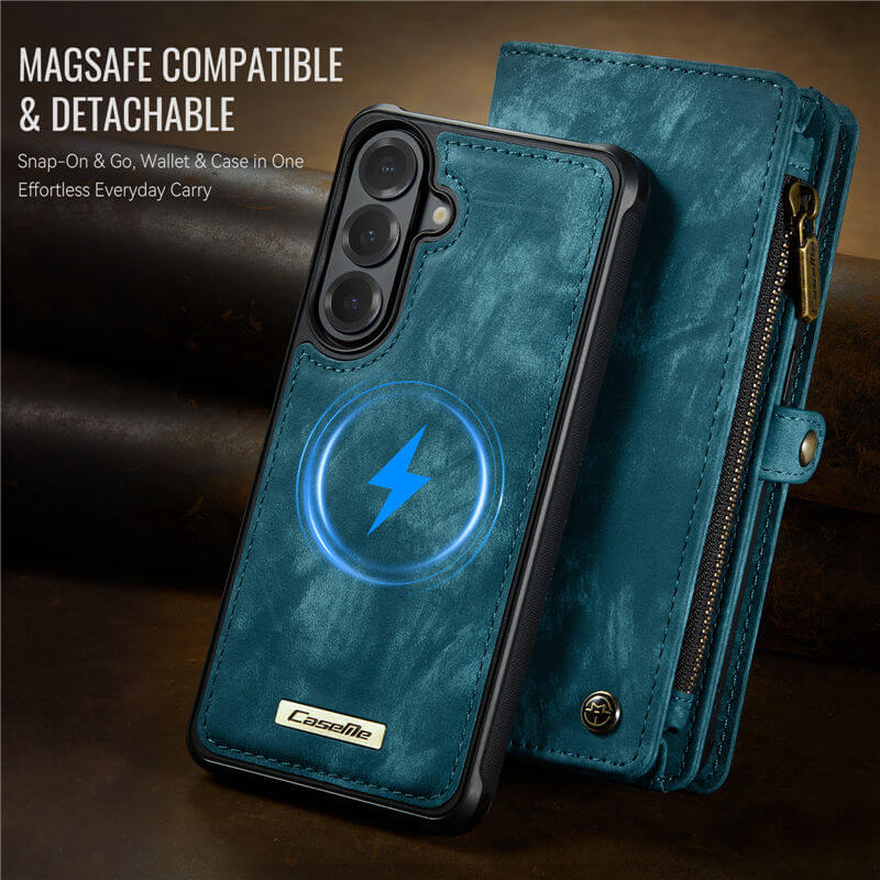 CaseMe Samsung Galaxy S26 2-in-1 Magnetic RFID Wallet Case