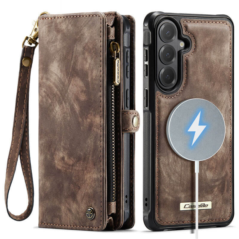 CaseMe Samsung Galaxy S26 Plus 2-in-1 Magnetic RFID Wallet Case