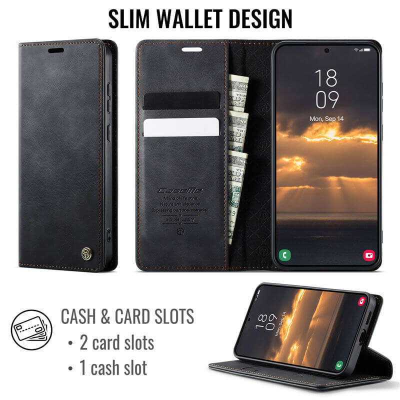 CaseMe Samsung Galaxy S26 Magnetic Wallet Case