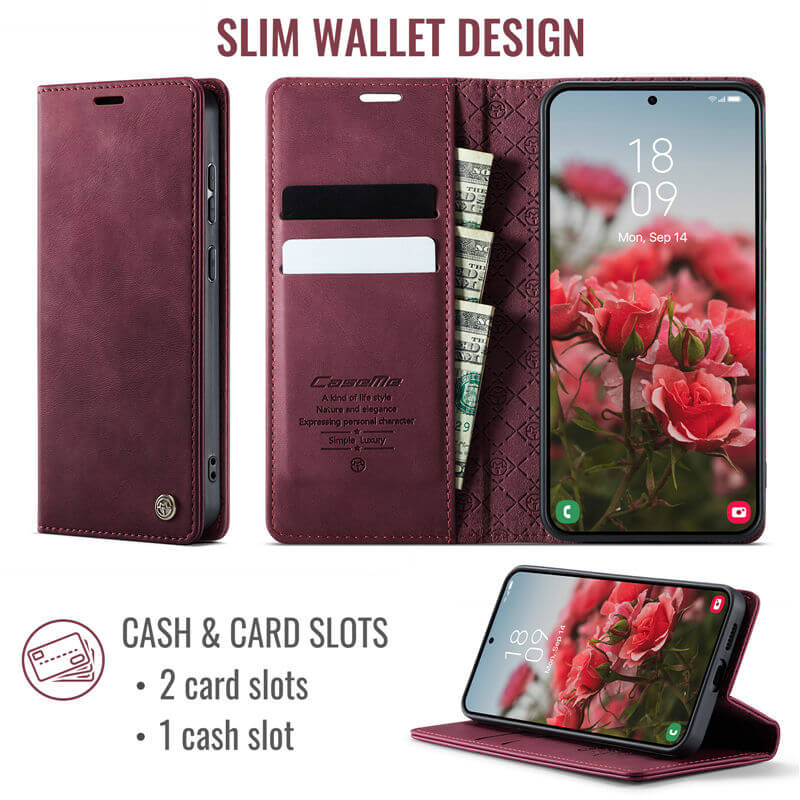 CaseMe Samsung Galaxy S26 Plus Magnetic Wallet Case