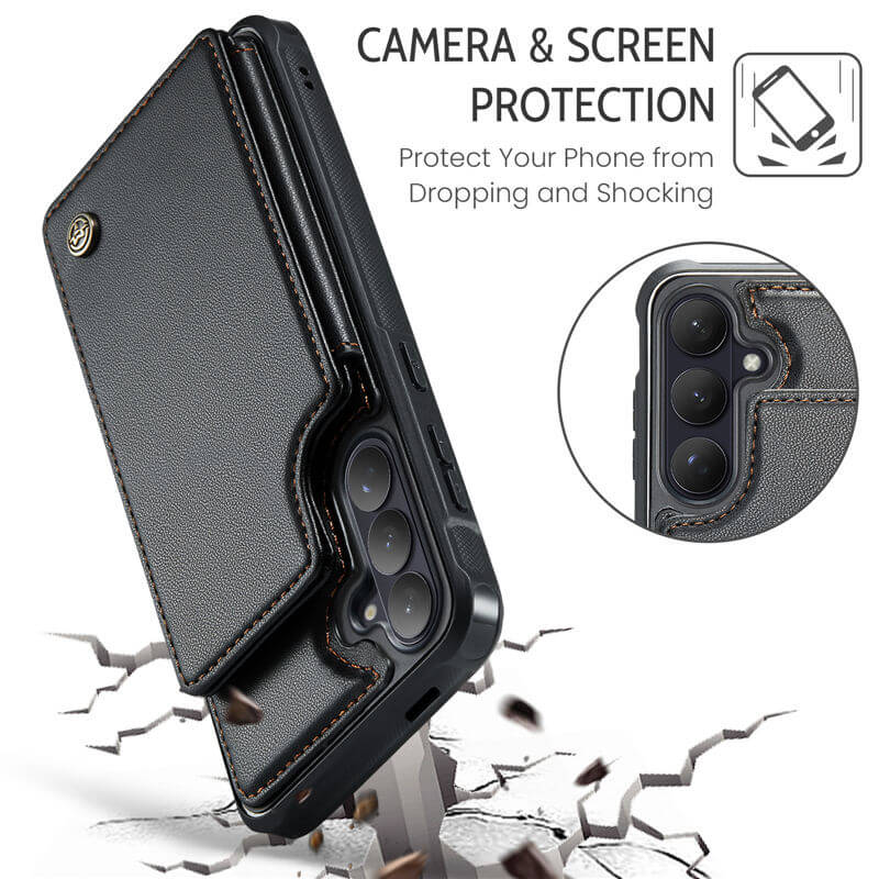 CaseMe Samsung Galaxy S26 Plus RFID Blocking Card Holder Case