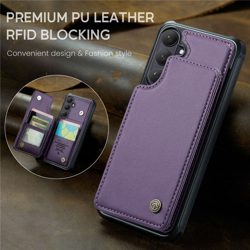 CaseMe Samsung Galaxy S26 Plus RFID Blocking Card Holder Case