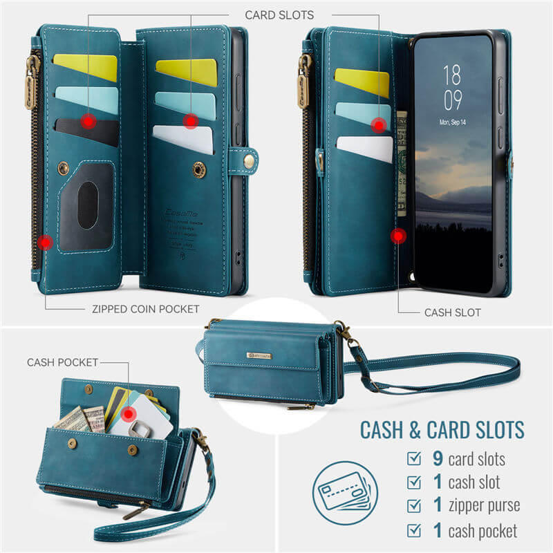 CaseMe Samsung Galaxy S26 Ultra Crossbody Wallet Case