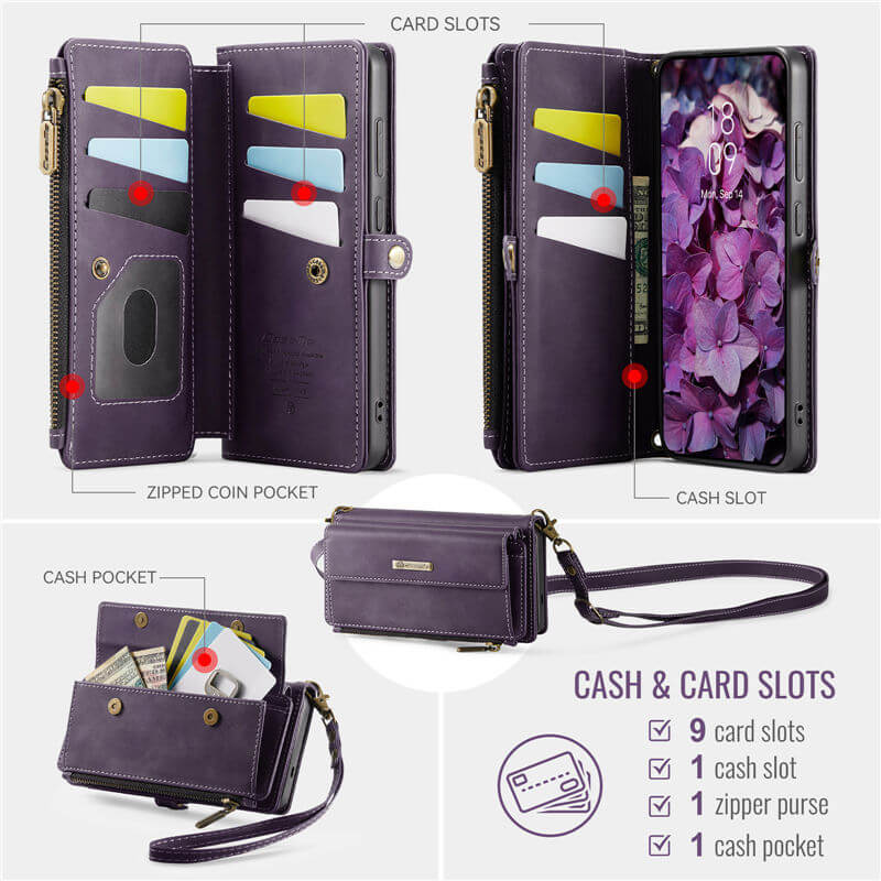 CaseMe Samsung Galaxy S26 Ultra Crossbody Wallet Case