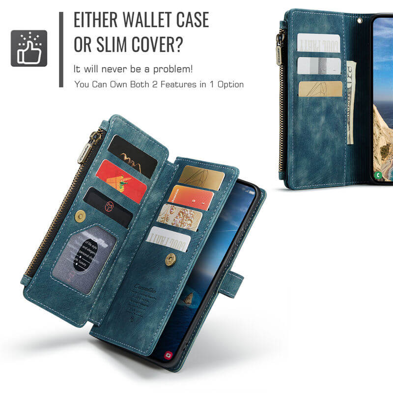 CaseMe Samsung Galaxy S26 Ultra Wallet Case with Wrist Strap