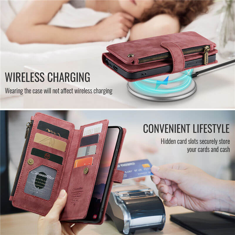 CaseMe Samsung Galaxy S26 Ultra Wallet Case with Wrist Strap