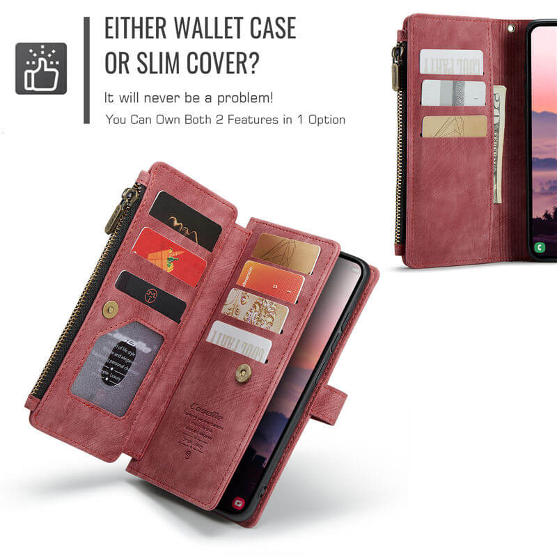 CaseMe Samsung Galaxy S26 Ultra Wallet Case with Wrist Strap