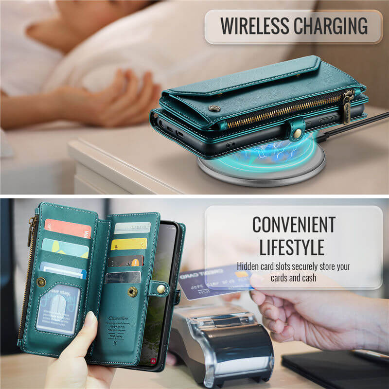 CaseMe Samsung Galaxy S26 Ultra Wallet RFID Blocking Crossbody Phone Case