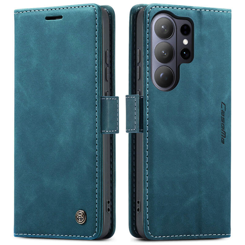 CaseMe Samsung Galaxy S25 Wallet Suede Leather Case