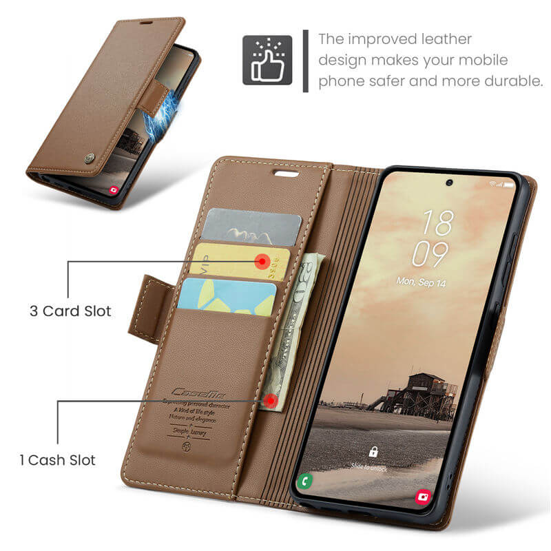 CaseMe Samsung Galaxy S26 Ultra Wallet RFID Blocking Case