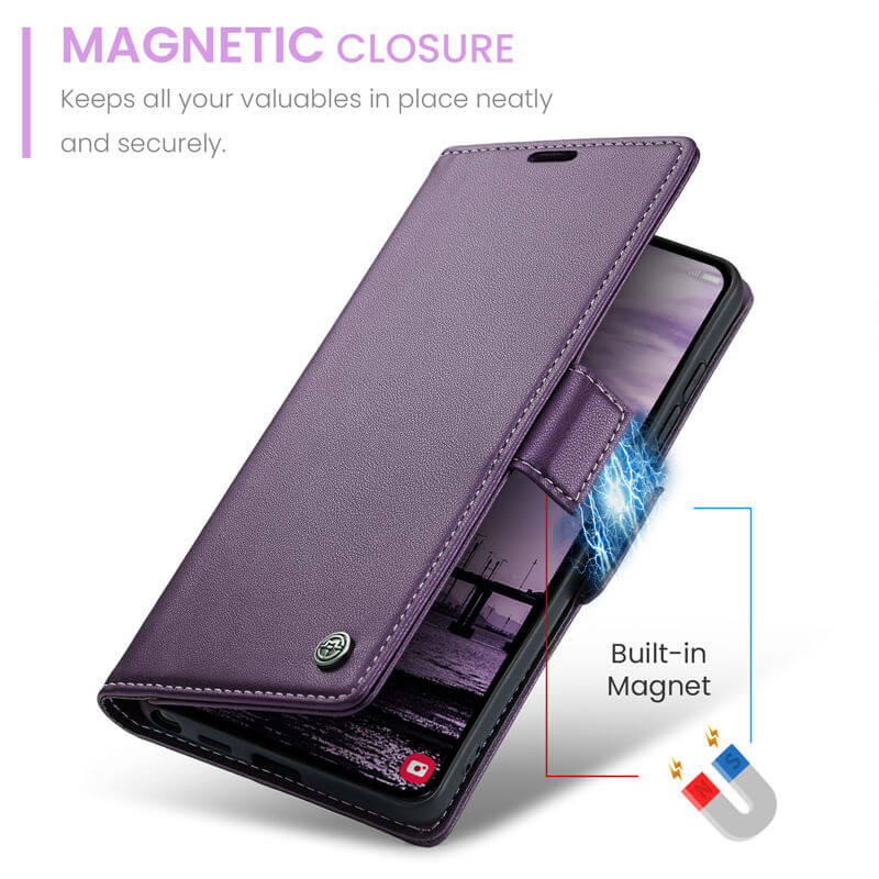 CaseMe Samsung Galaxy S26 Ultra Wallet RFID Blocking Case