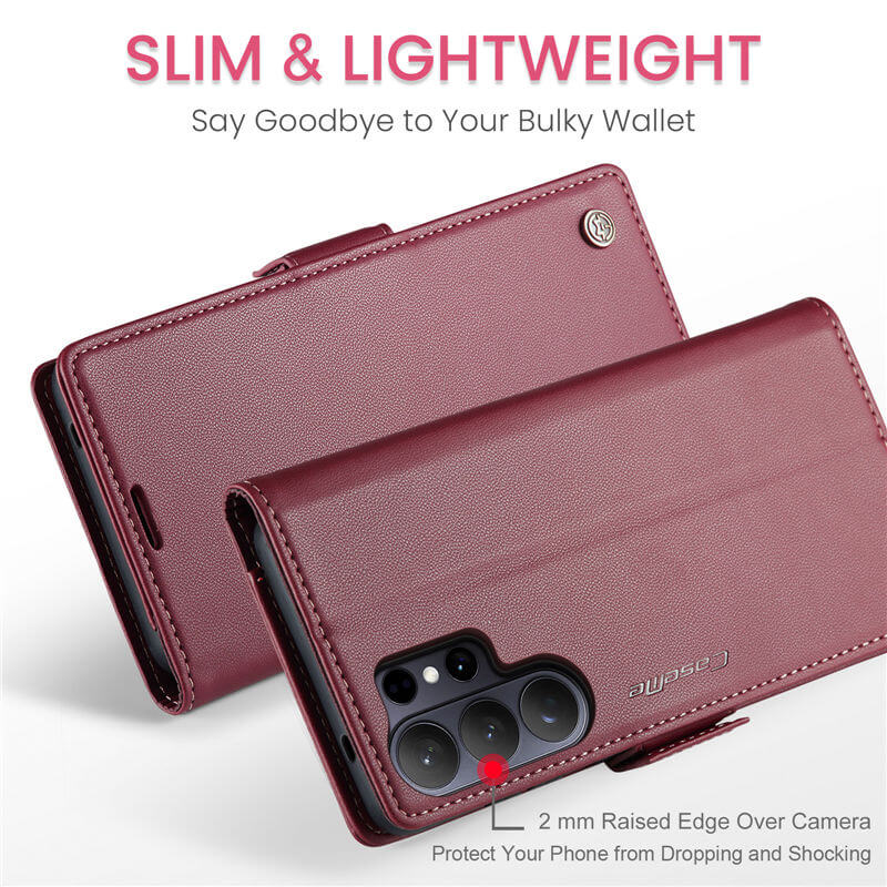CaseMe Samsung Galaxy S26 Ultra Wallet RFID Blocking Case