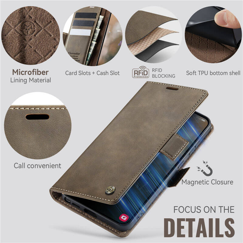 CaseMe Samsung Galaxy S26 Ultra Magnetic Wallet Case