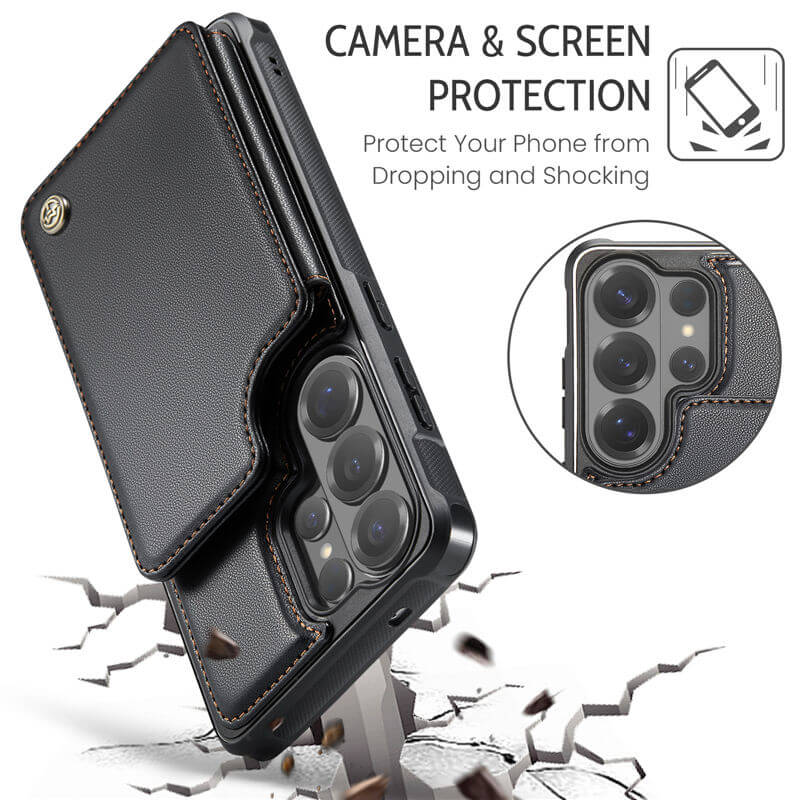 CaseMe Samsung Galaxy S26 Ultra RFID Blocking Card Holder Case