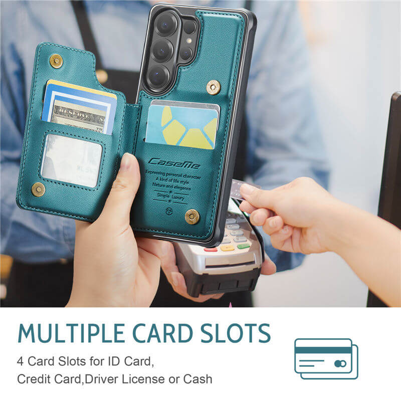 CaseMe Samsung Galaxy S26 Ultra RFID Blocking Card Holder Case