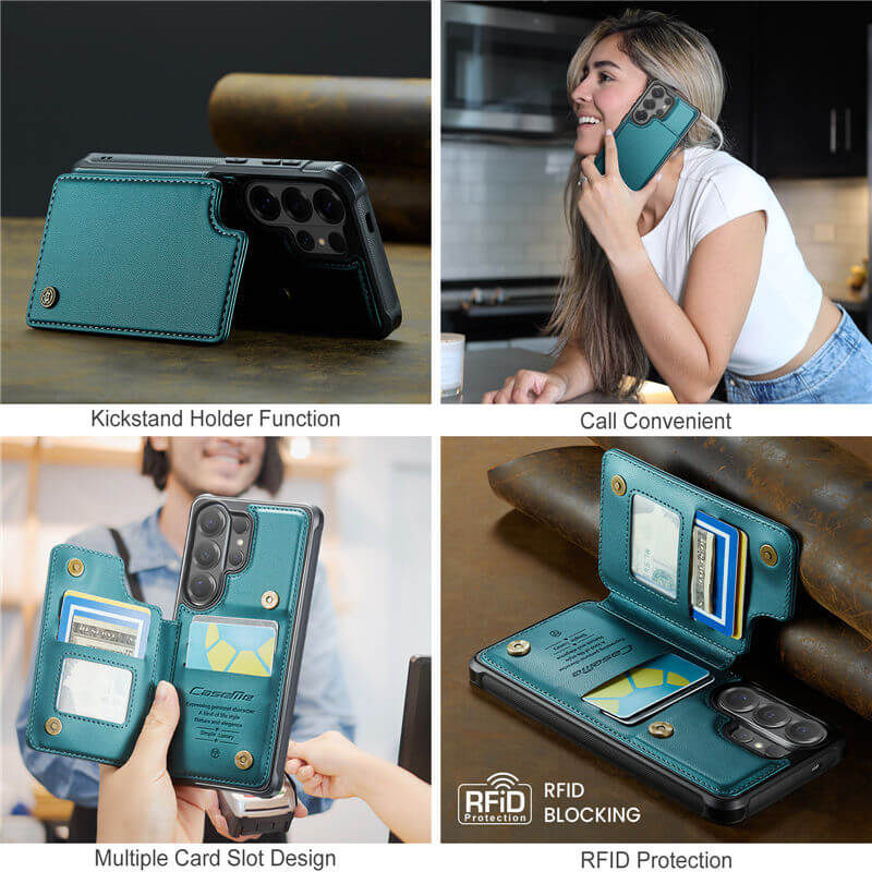 CaseMe Samsung Galaxy S26 Ultra RFID Blocking Card Holder Case