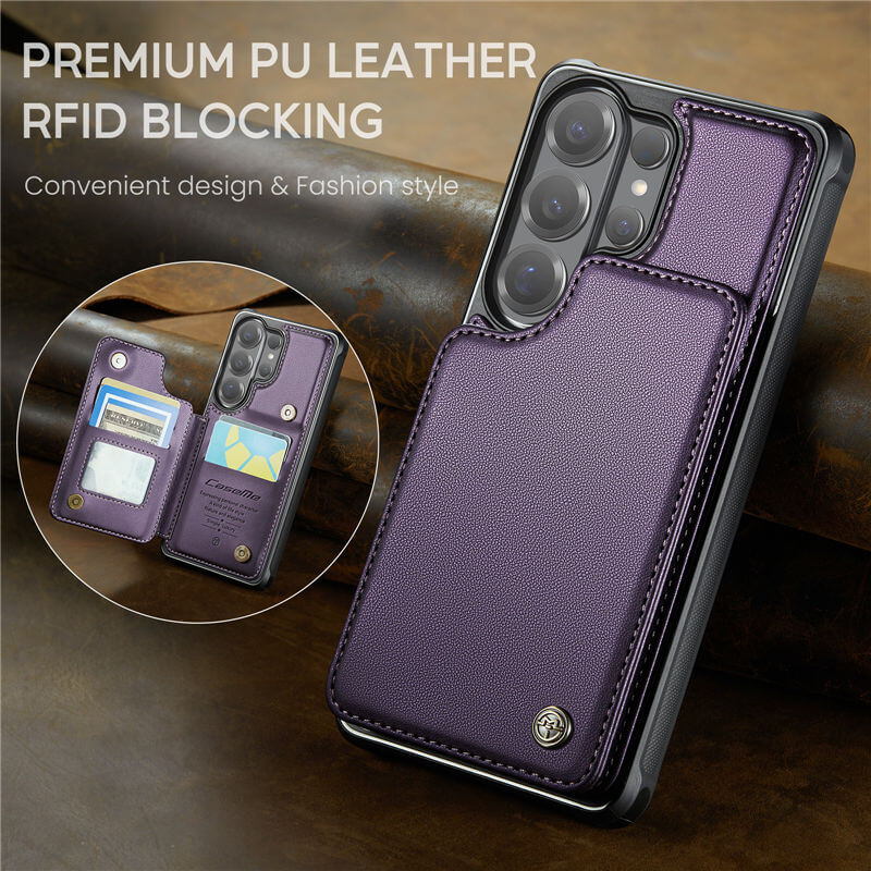 CaseMe Samsung Galaxy S26 Ultra RFID Blocking Card Holder Case