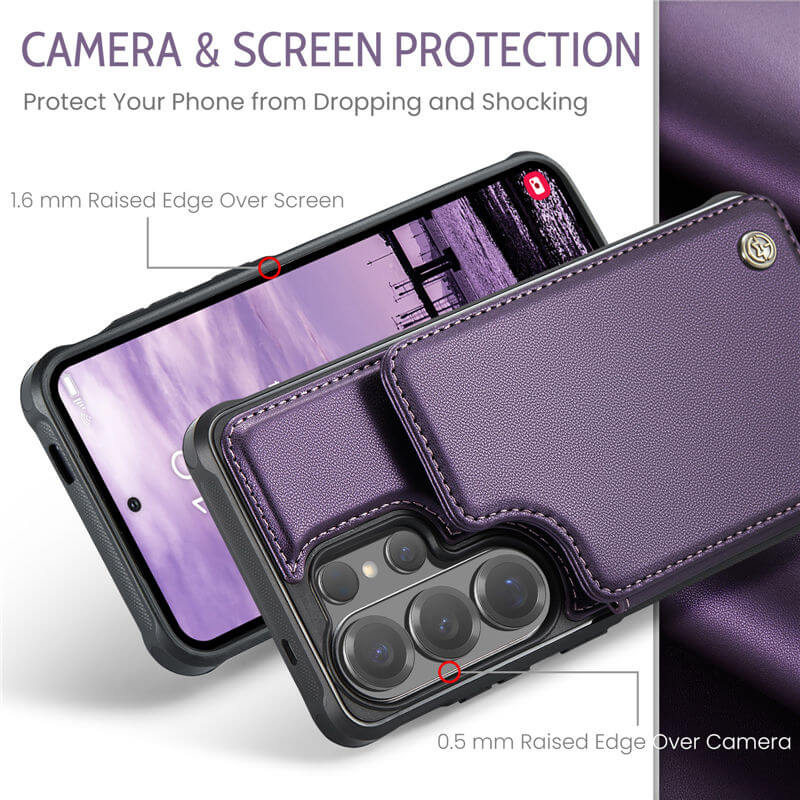 CaseMe Samsung Galaxy S26 Ultra RFID Blocking Card Holder Case