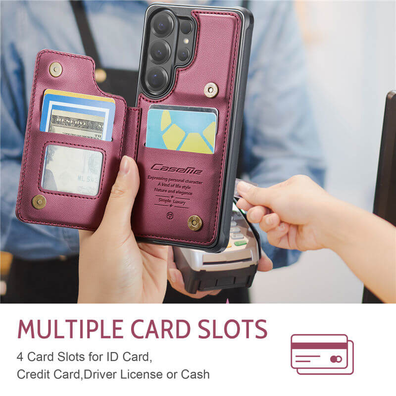 CaseMe Samsung Galaxy S26 Ultra RFID Blocking Card Holder Case