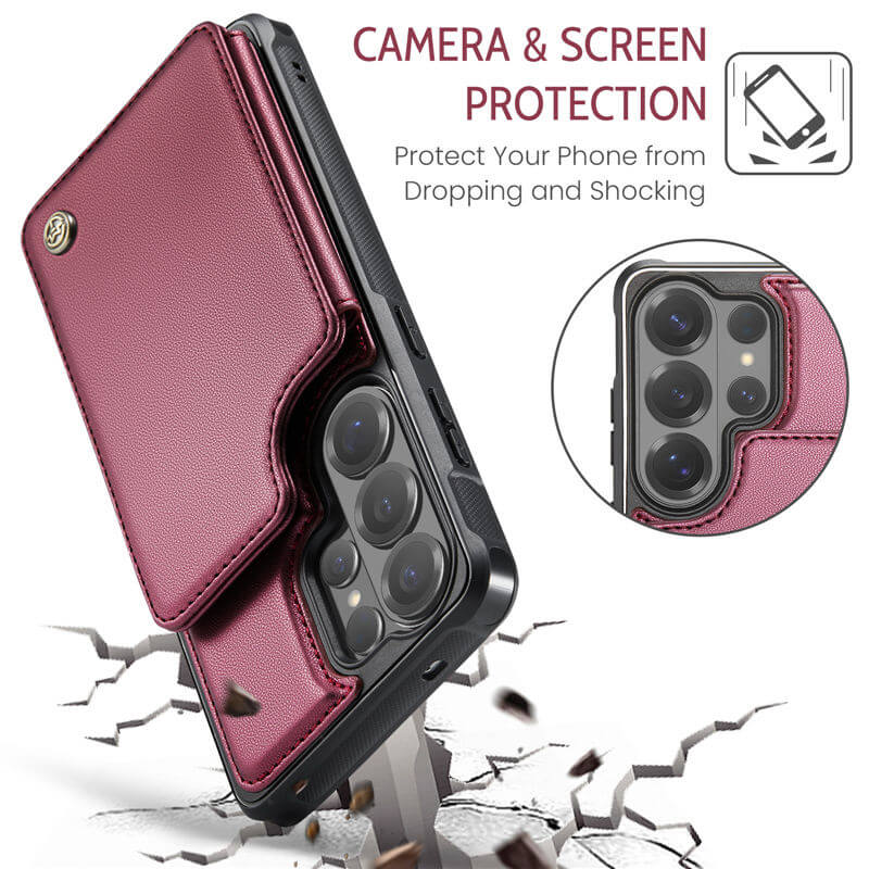 CaseMe Samsung Galaxy S26 Ultra RFID Blocking Card Holder Case