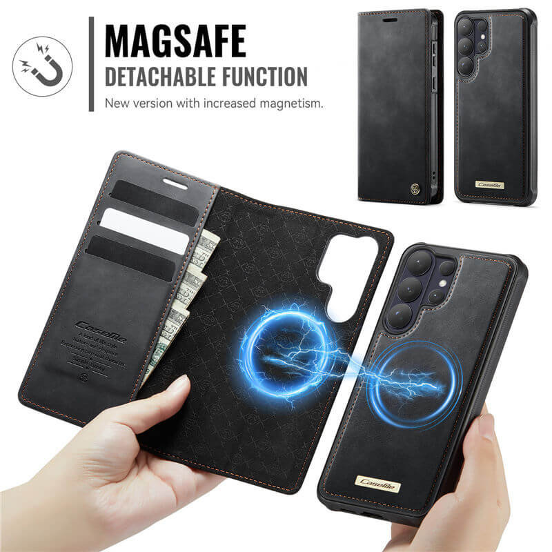 CaseMe Samsung Galaxy S26 Ultra 2-in-1 Magnetic Wallet Case