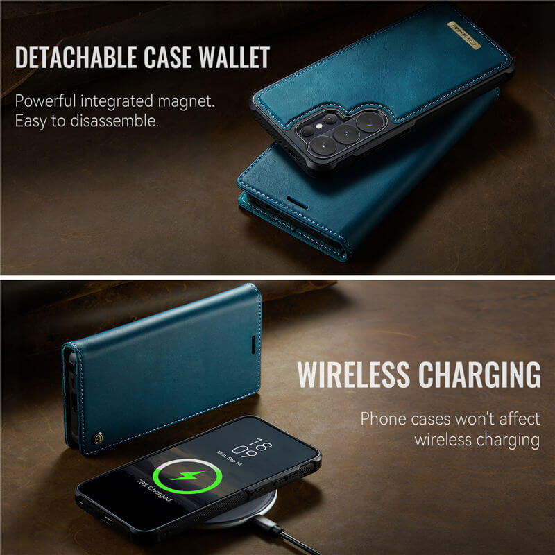 CaseMe Samsung Galaxy S26 Ultra 2-in-1 Magnetic Wallet Case