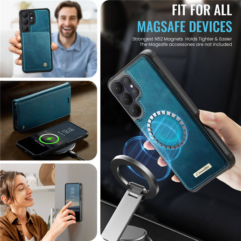 CaseMe Samsung Galaxy S26 Ultra 2-in-1 Magnetic Wallet Case