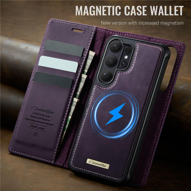 CaseMe Samsung Galaxy S26 Ultra 2-in-1 Magnetic Wallet Case
