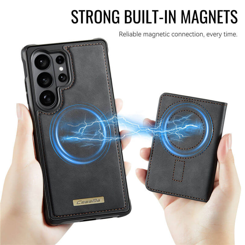 CaseMe Samsung Galaxy S26 Ultra 2-in-1 Detachable Magnetic Wallet Case
