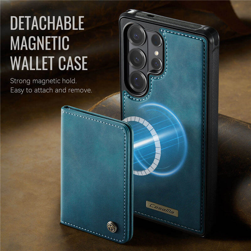 CaseMe Samsung Galaxy S26 Ultra 2-in-1 Detachable Magnetic Wallet Case