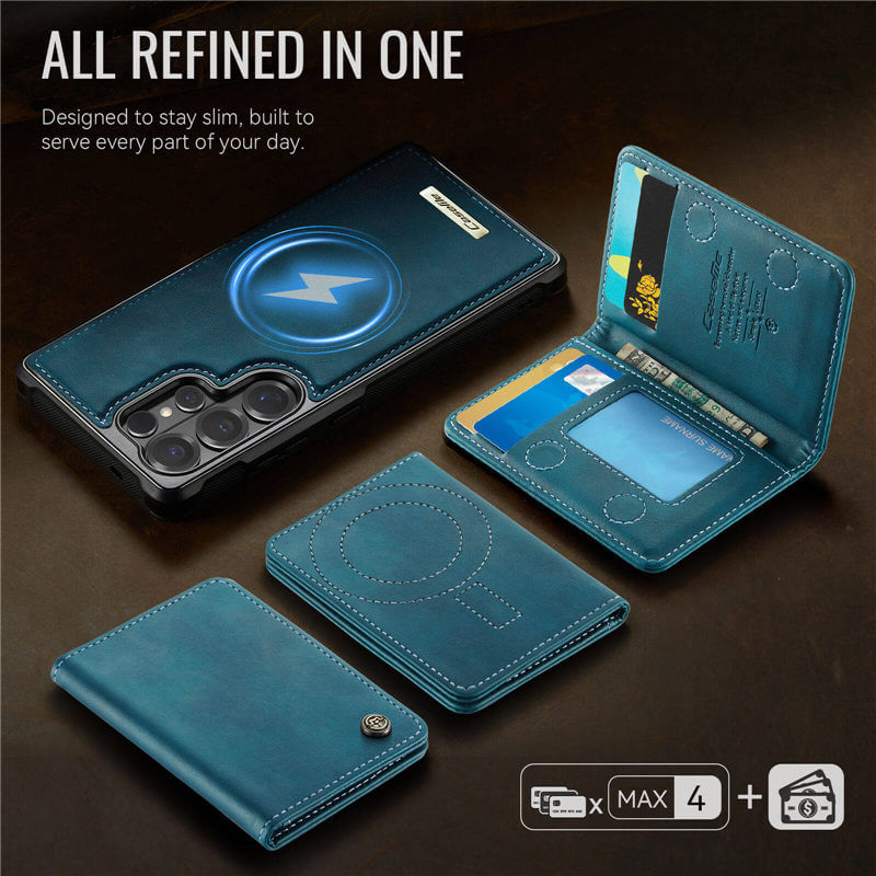 CaseMe Samsung Galaxy S26 Ultra 2-in-1 Detachable Magnetic Wallet Case
