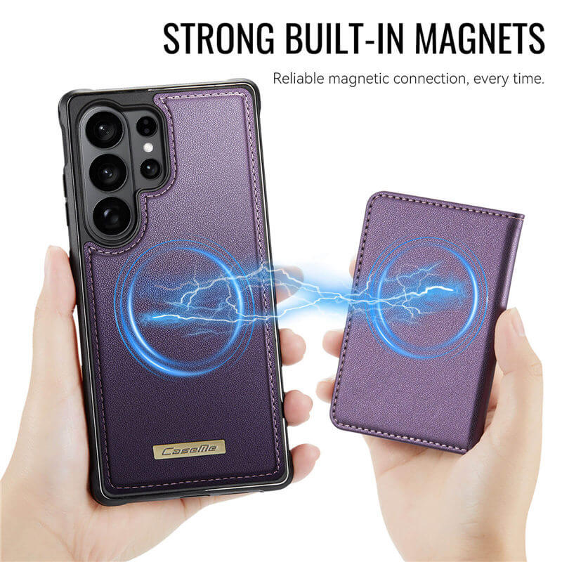 CaseMe Samsung Galaxy S26 Ultra 2-in-1 Detachable Magnetic Wallet Case
