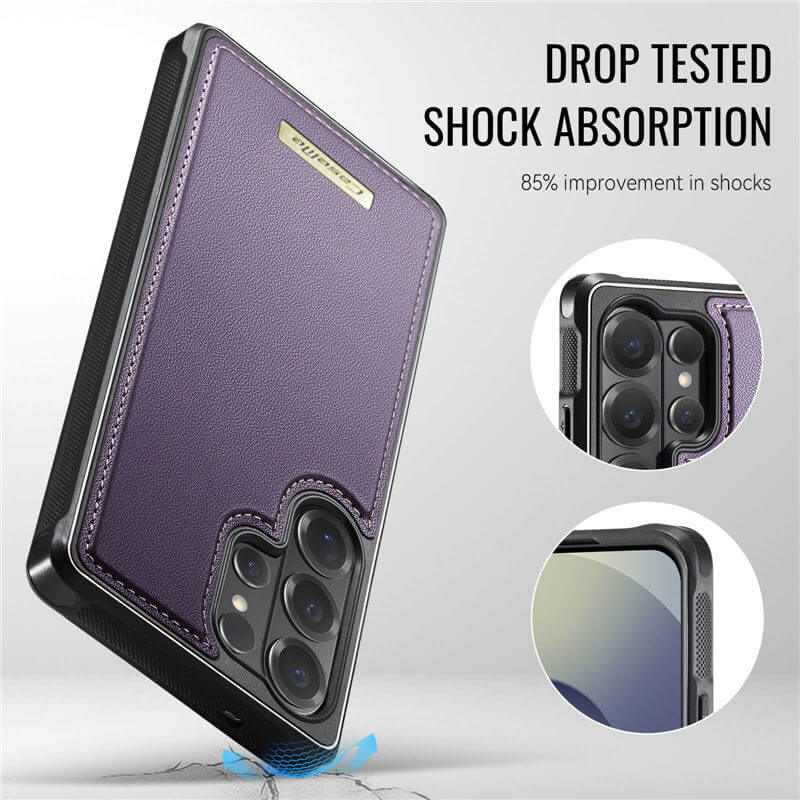 CaseMe Samsung Galaxy S26 Ultra 2-in-1 Detachable Magnetic Wallet Case