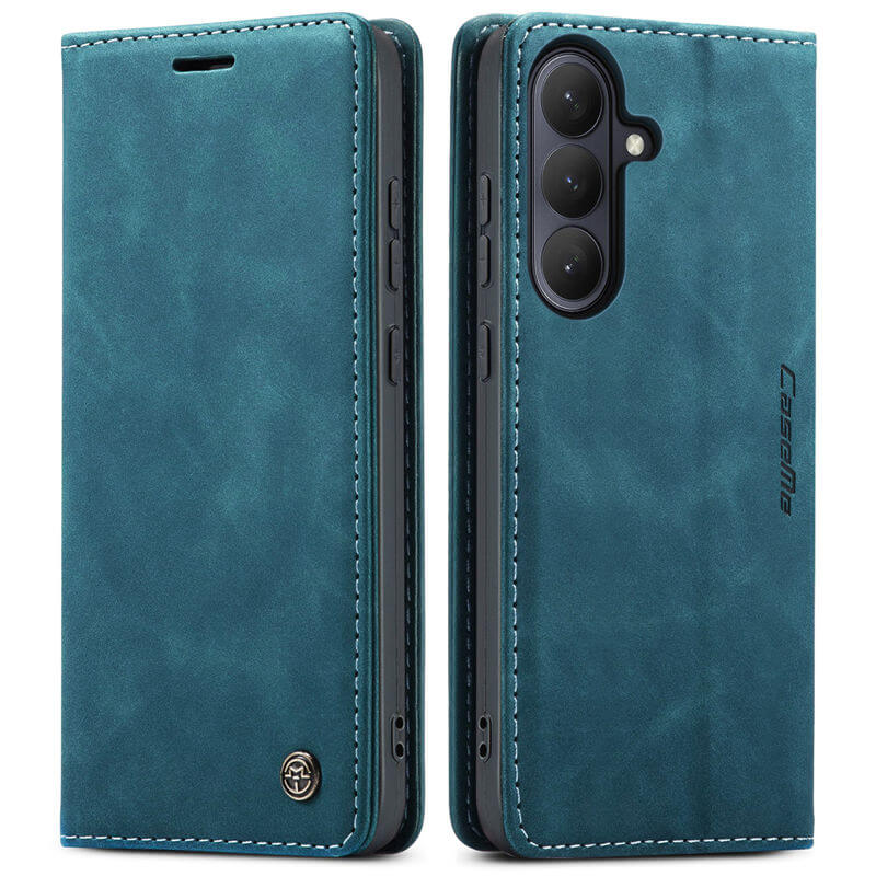 CaseMe Samsung Galaxy S25 Wallet Suede Leather Case
