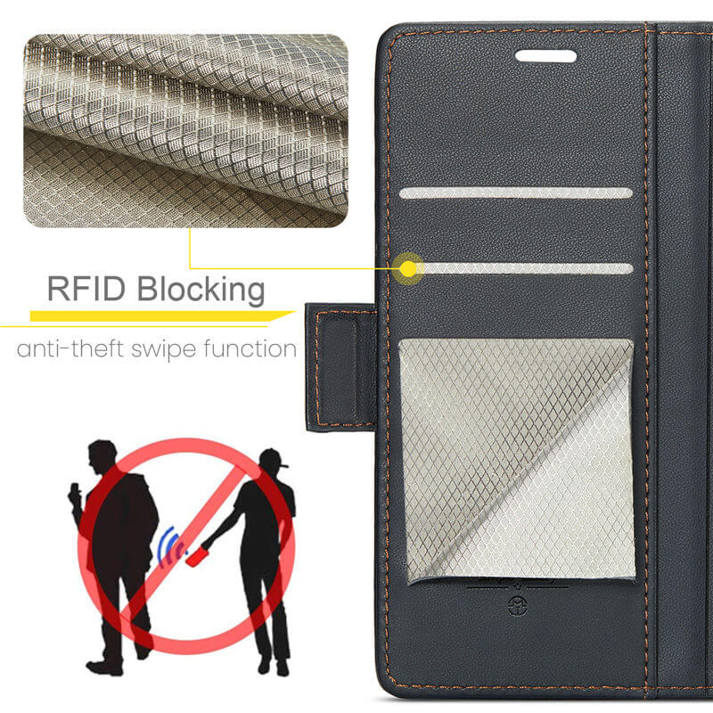 CaseMe Samsung Galaxy S26 Plus Wallet RFID Blocking Case