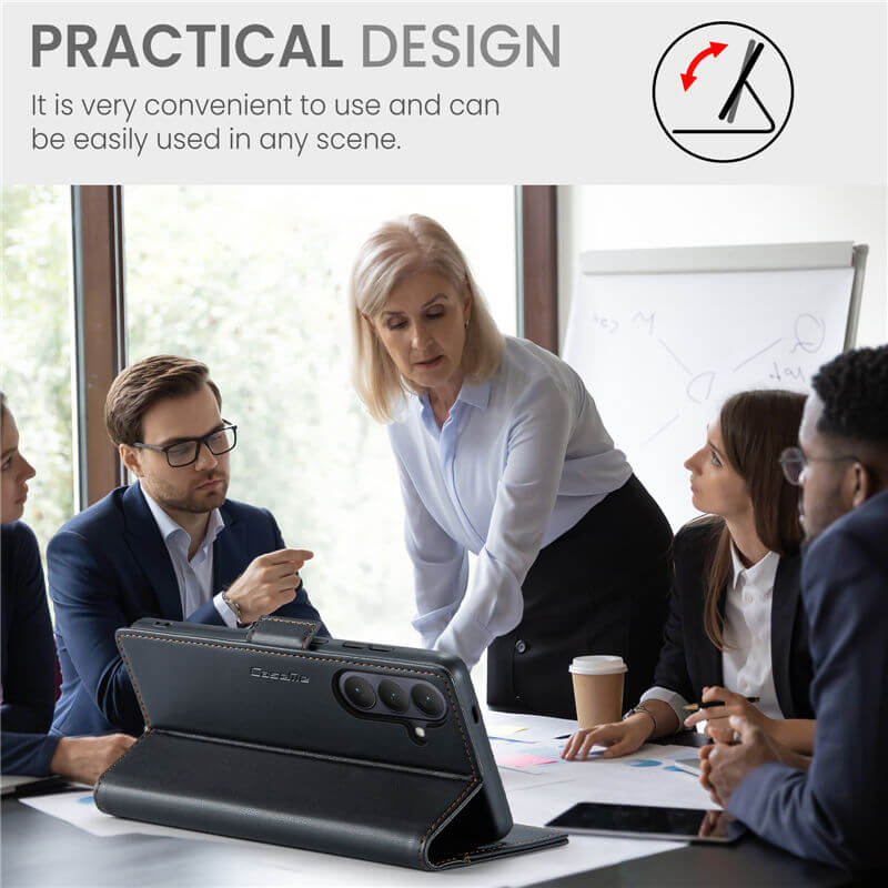 CaseMe Samsung Galaxy S26 Plus Wallet RFID Blocking Case