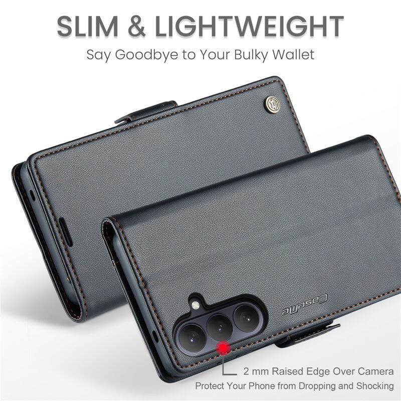 CaseMe Samsung Galaxy S26 Plus Wallet RFID Blocking Case