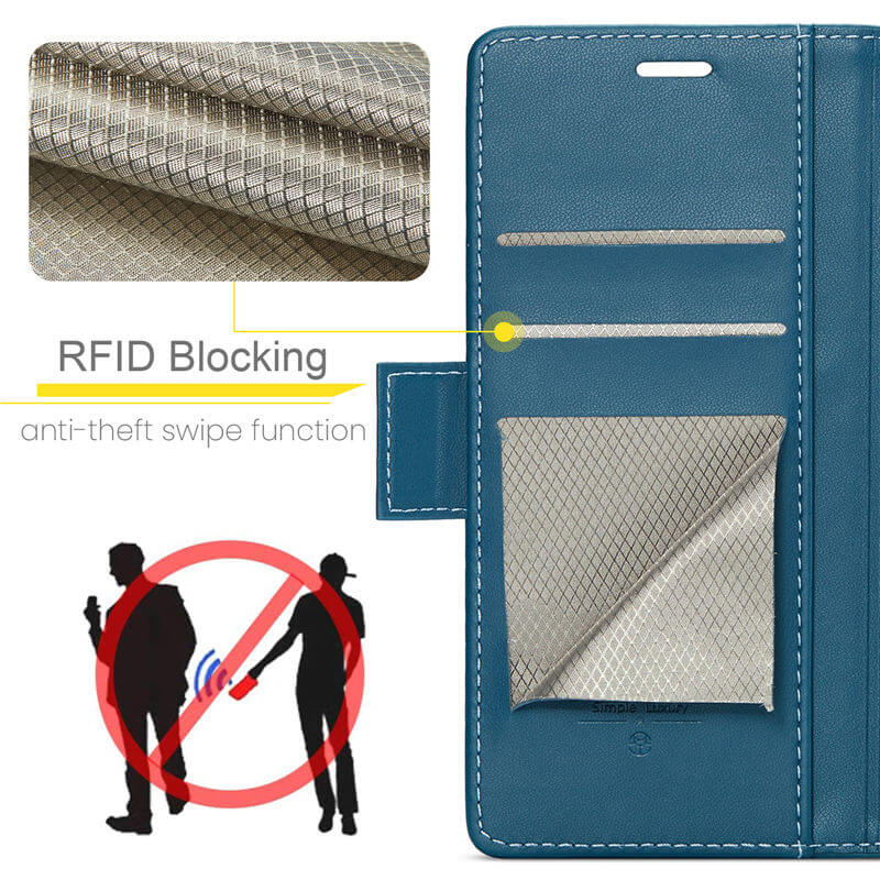 CaseMe Samsung Galaxy S26 Wallet RFID Blocking Case