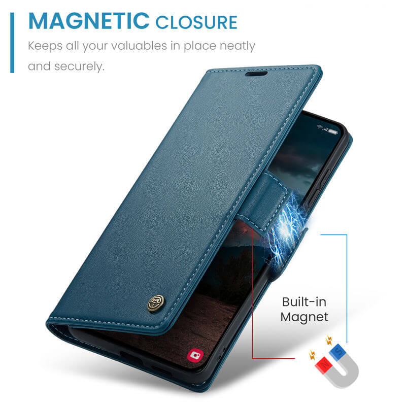 CaseMe Samsung Galaxy S26 Wallet RFID Blocking Case
