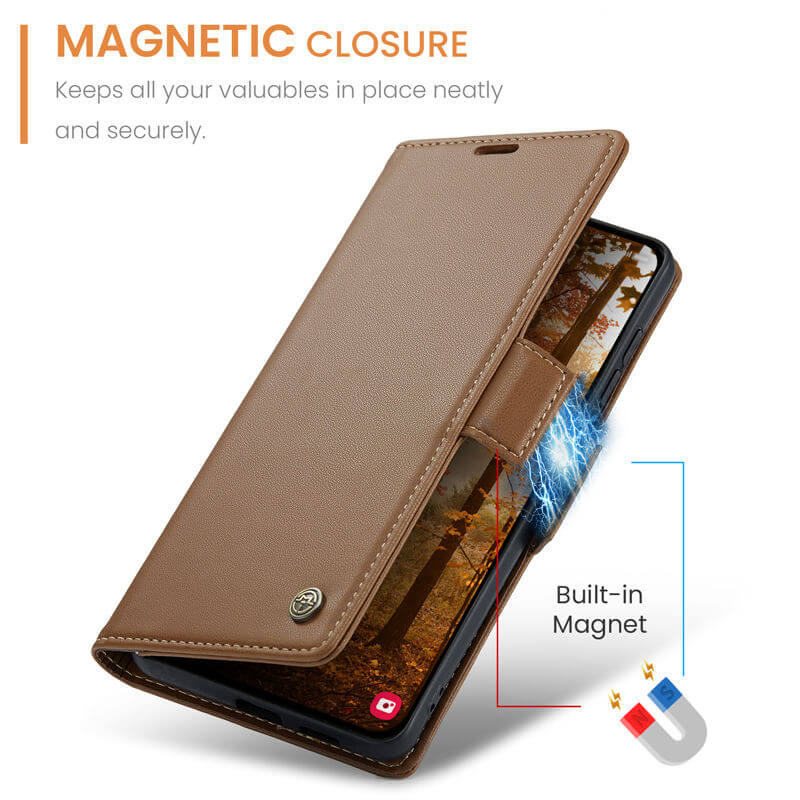 CaseMe Samsung Galaxy S26 Plus Wallet RFID Blocking Case